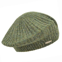 Seeberger 019131 Olive Green Knit Beret