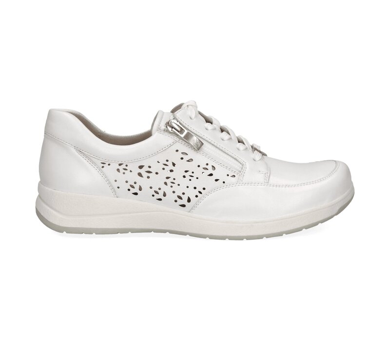 Caprice 23553 White Nappa Sneakers