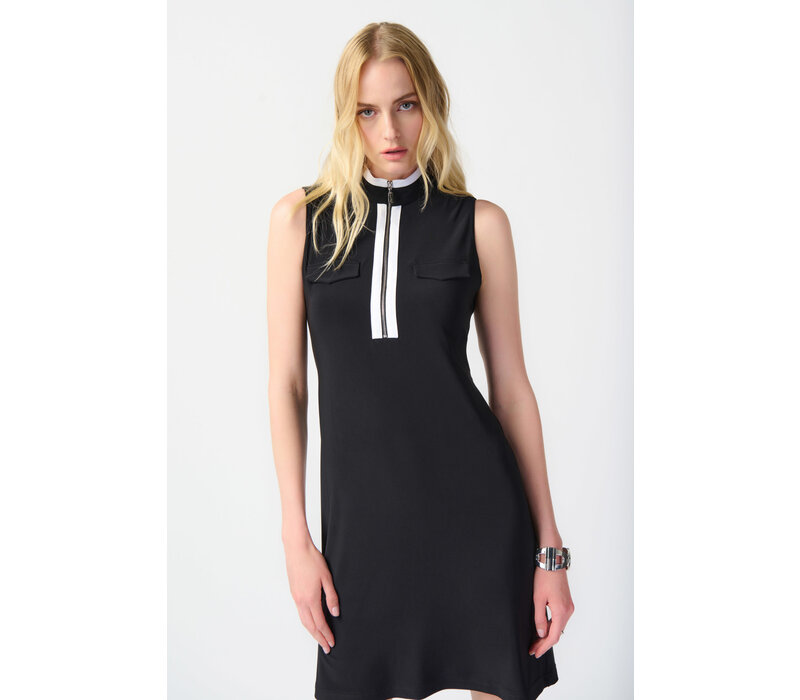 Joseph Ribkoff 241208 Sleeveless Shift Dress