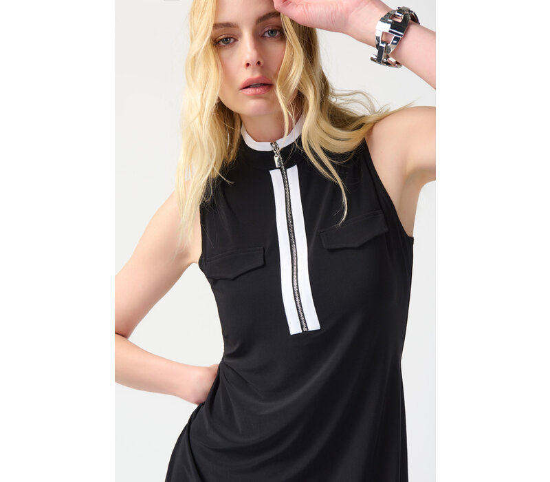 Joseph Ribkoff 241208 Sleeveless Shift Dress