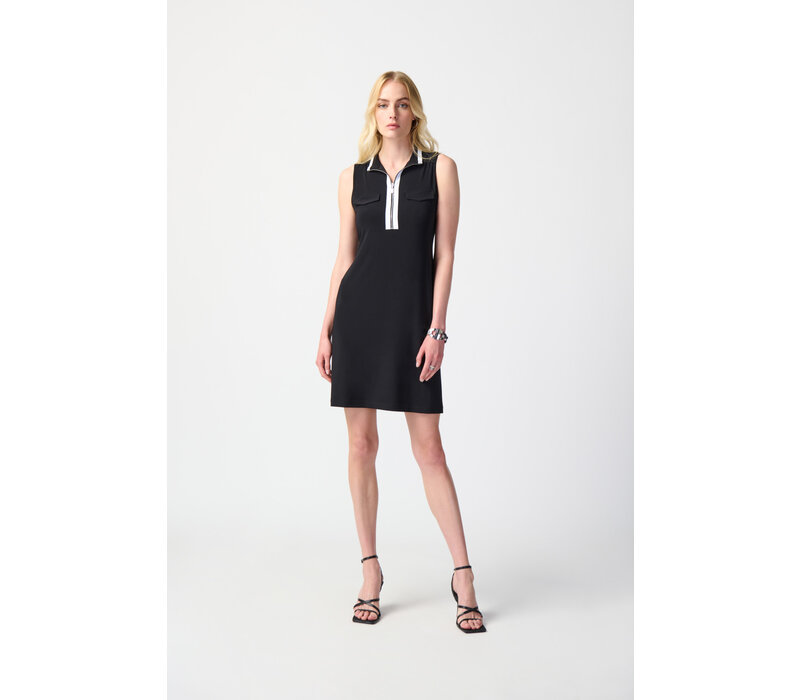 Joseph Ribkoff 241208 Sleeveless Shift Dress