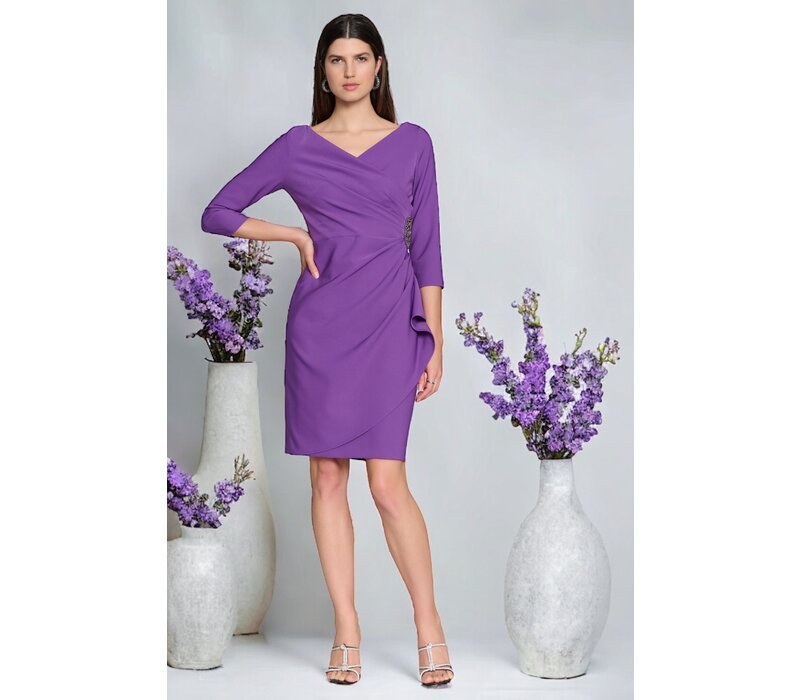 Joseph Ribkoff 241705 Lux Twill Wrap Dress