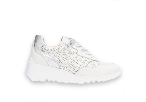 Wonders Wonders E-6740 White Wedge Sneaker