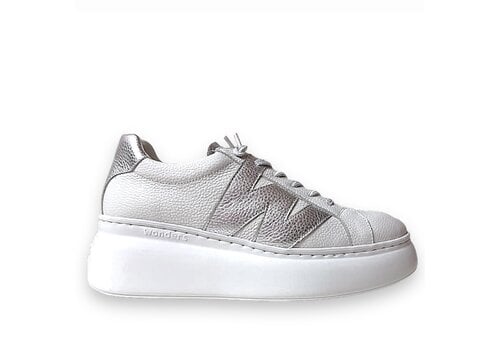 Wonders Wonders A-2650 White/Silver Sneakers