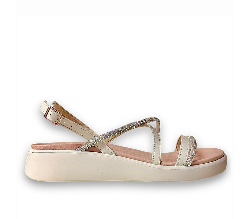 Wonders C-6532 Off White Glitter Sandals