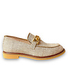 Marian Marian 9906 V24  Beige/Gold Linen Loafers