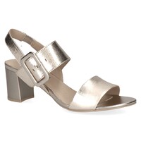 Caprice 28306 Gold Block Heel Sandals