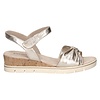 Caprice Caprice 28712 Gold Wedge Leather Sandal