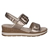 Caprice Caprice 28753 Taupe Met Velcro Sandal