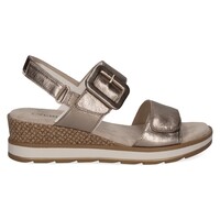 Caprice 28753 Taupe Met Velcro Sandal