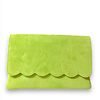 Marian 906 Lime Green Suede Clutch