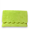 Marian Marian 906 Lime Green Suede Clutch