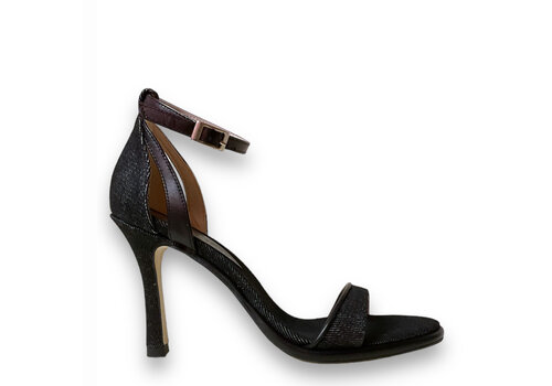 Marian Marian 58901 Grey/Black 10cm Dress Sandals