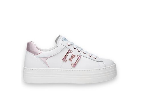 NeroGiardini NeroGiardini E409967D White Jewelled Sneaker