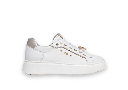 NeroGiardini NeroGiardini E409975D White Brooch Sneaker