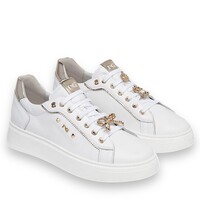 NeroGiardini E409975D White Brooch Sneaker