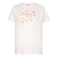 EsQualo 05019 Off-White Print T-Shirt