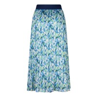 EsQualo 14014 Bayside Print Plisse Skirt