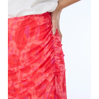 EsQualo 30006 Animal Print Mesh Skirt