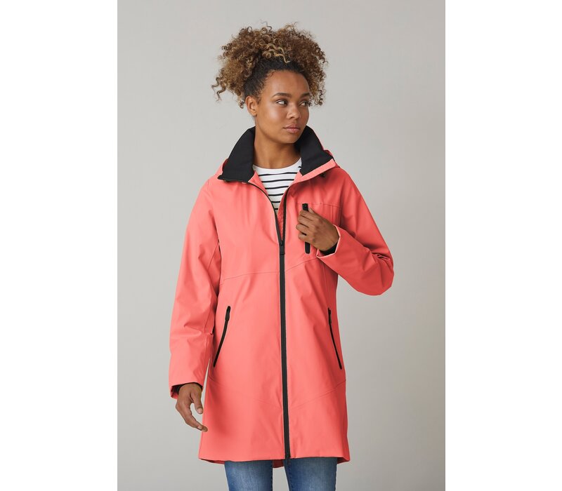 Junge JEANELLE Deep Coral Weatherproof Coat