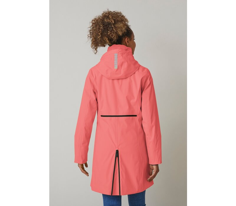 Junge JEANELLE Deep Coral Weatherproof Coat