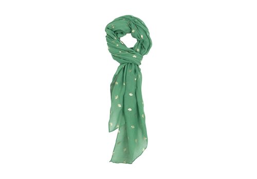 Julie Guerlande Julie Guerlande AC100 Green/Gold Scarf