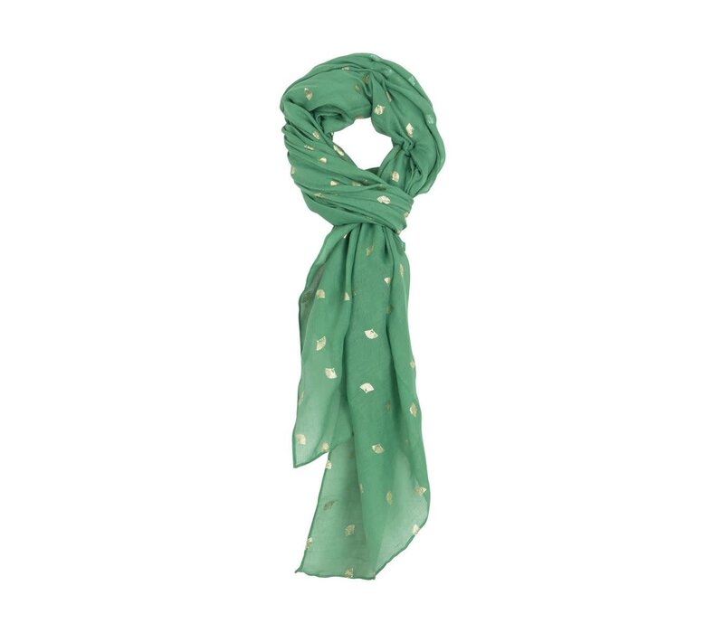 Julie Guerlande AC100 Green/Gold Scarf