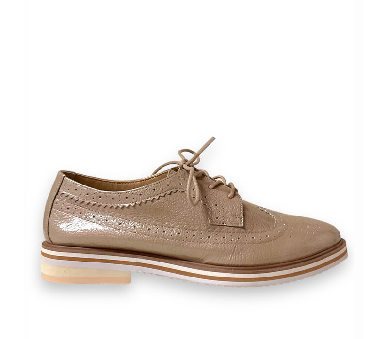 Regarde le Ciel DALMA Taupe Patent Brogues