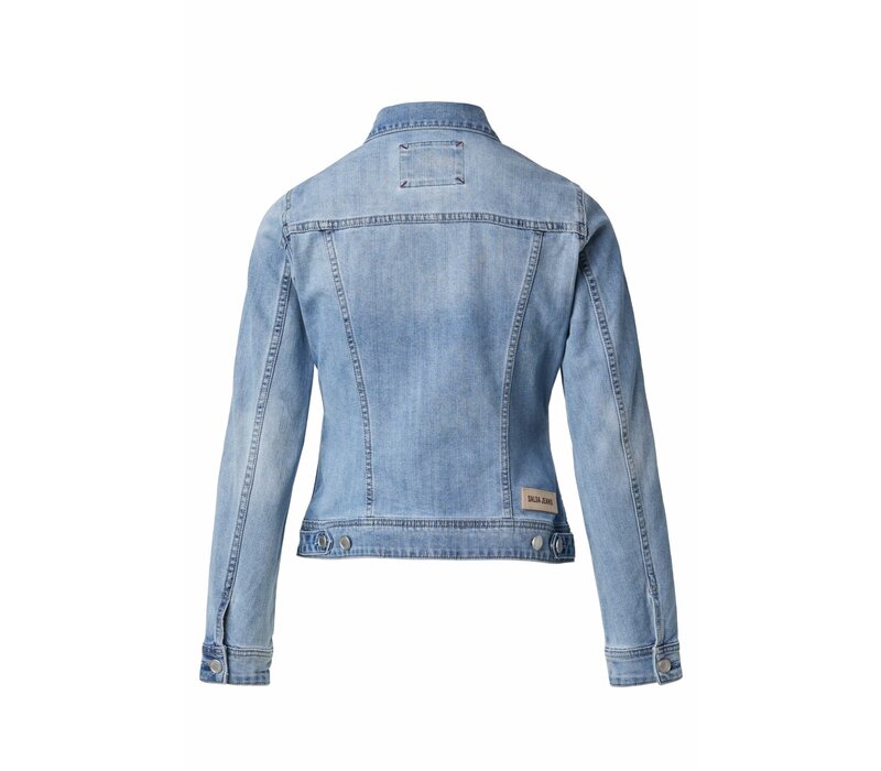 Salsa Medium Wash Denim Trucker Jacket