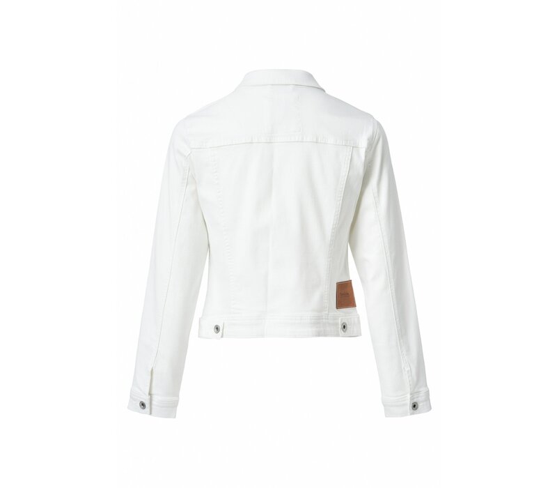 Salsa White Classic Denim Jacket