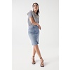 SALSA Salsa FAITH Medium Light Wash Denim Skirt