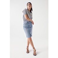 Salsa FAITH Medium Light Wash Denim Skirt