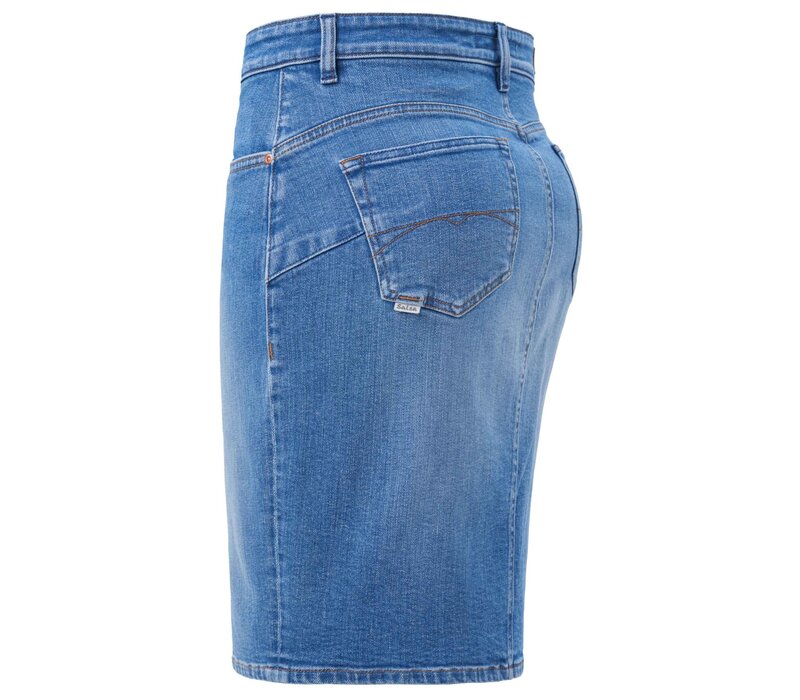 Salsa FAITH Medium Light Wash Denim Skirt