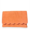 Marian Marian 906 Orange Suede Clutch Bag