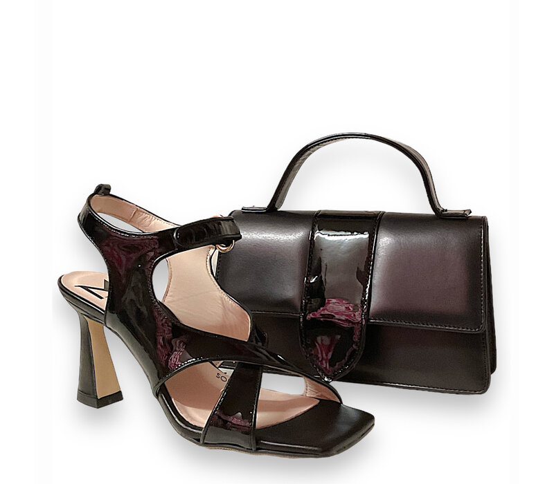 Marian 52902 Black Patent 9cm Sandals
