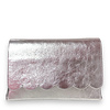 Marian Marian 906 Silver Leather Clutch Bag