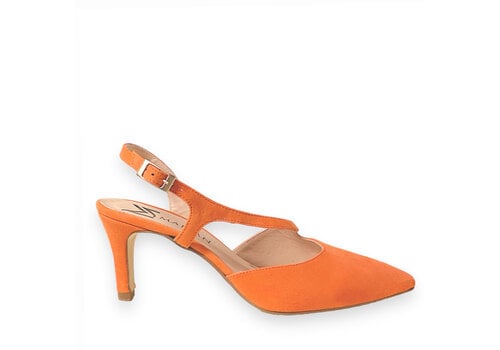 Marian Marian 2510 Orange Suede Open Back