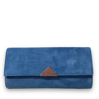 Lodi L903 Denim Suede Clutch Bag