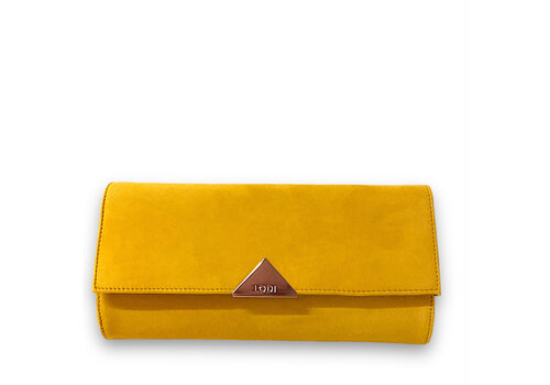 Lodi Lodi L903 Sunflower Suede Clutch Bag