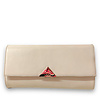 Lodi Lodi L903 Beige Leather Clutch Bag