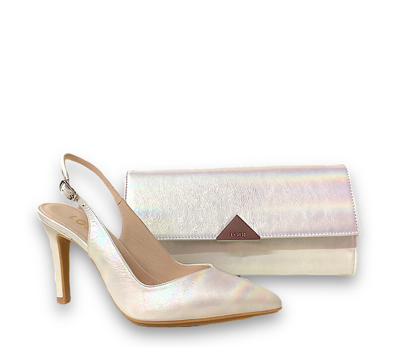 Lodi L903 Rainbow Leather Clutch Bag