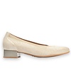 Pitillos Pitillos 5710 Gold Soft Leather 3cm Pump