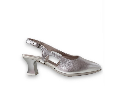 Pitillos Pitillos 5751 Silver Leather 6cm Sling-Back