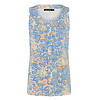 Micha S/S Micha 112 422 Blue Print Sleeveless Top