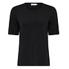 Micha S/S Micha 172 168 Black Stretchy Rib T-Shirt