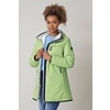 Junge Junge DORTHA Kiwi/Wht Waterproof Reversible Coat