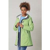 Junge DORTHA Kiwi/Wht Waterproof Reversible Coat