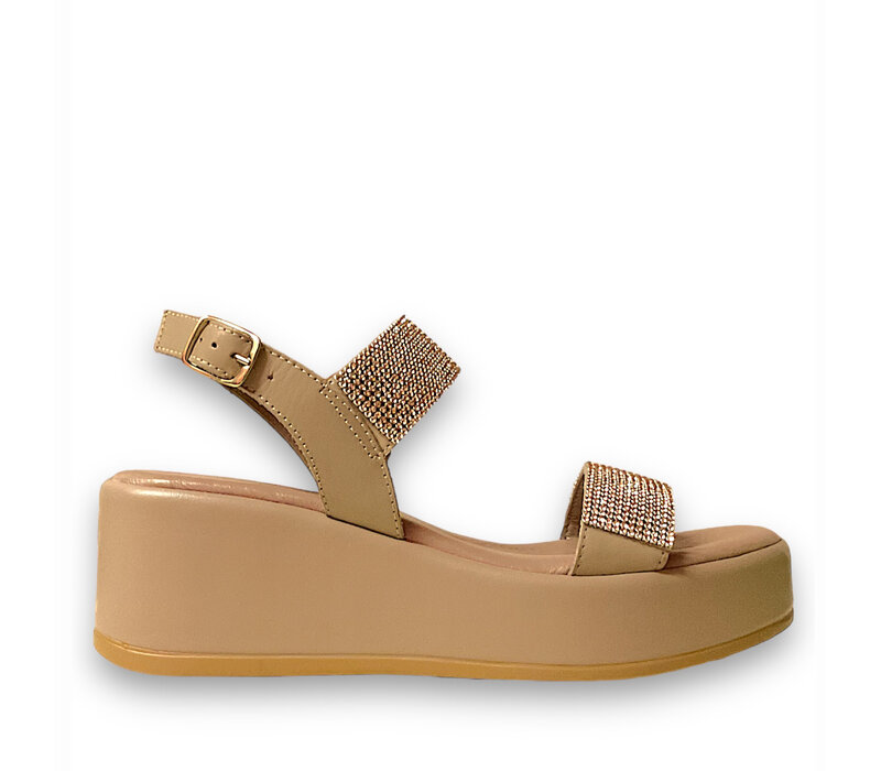 Igi&Co 5687122 Gold Diamanté Sandals