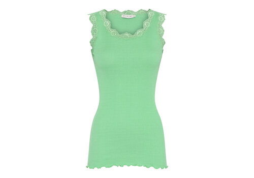 Micha S/S Micha 111 481 Green Silk Tank Top