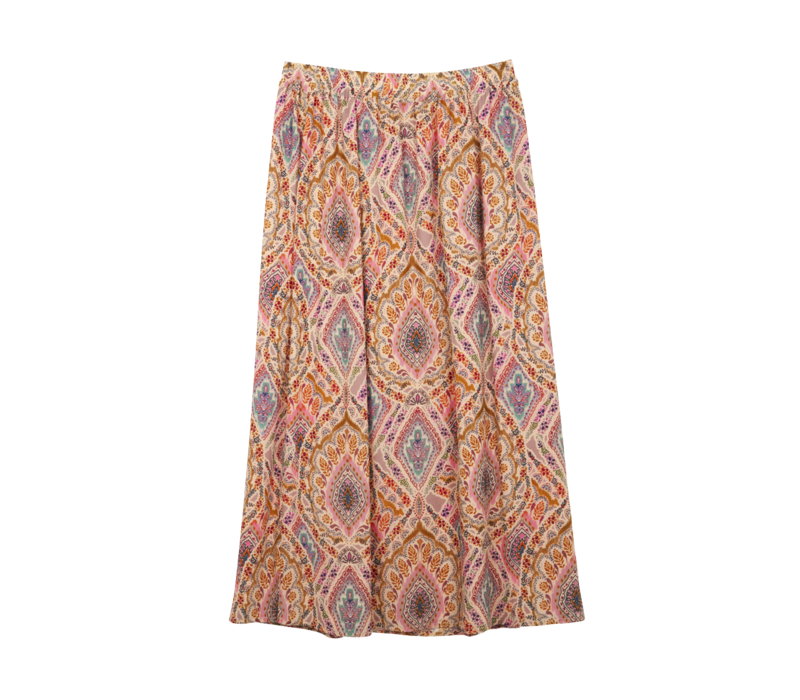 Julie Guerlande JU201 Rust multi Print Skirt